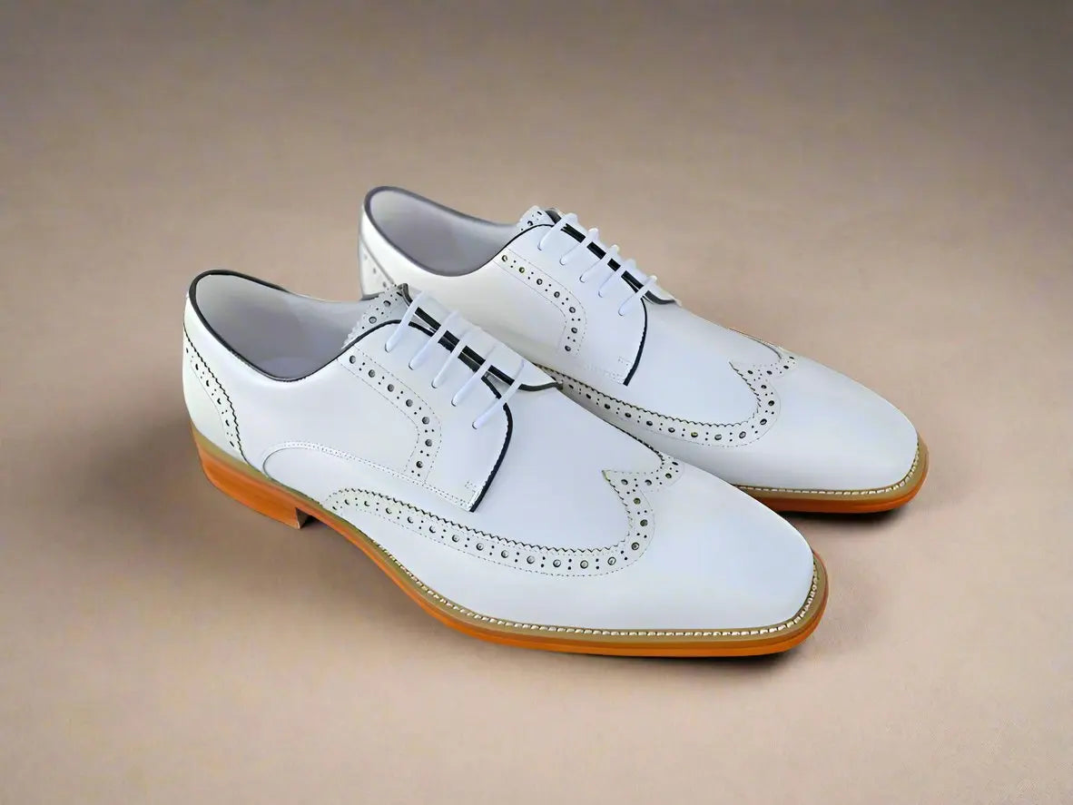 Carrucci Blucher Style Wingtip Derby - 9