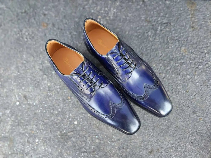 Carrucci Blucher Style Wingtip Derby