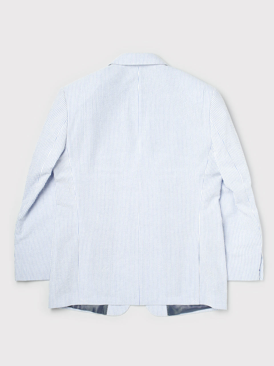 Blue Striped Seersucker Jacket - 34 Short or Extra Small