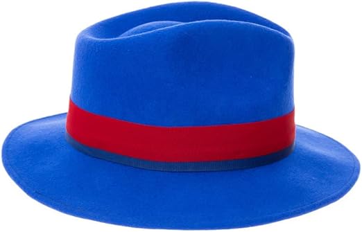 Grayson Fedora Crushable 100% Australian Wool Traveler Two Tone Blue Hat - Small