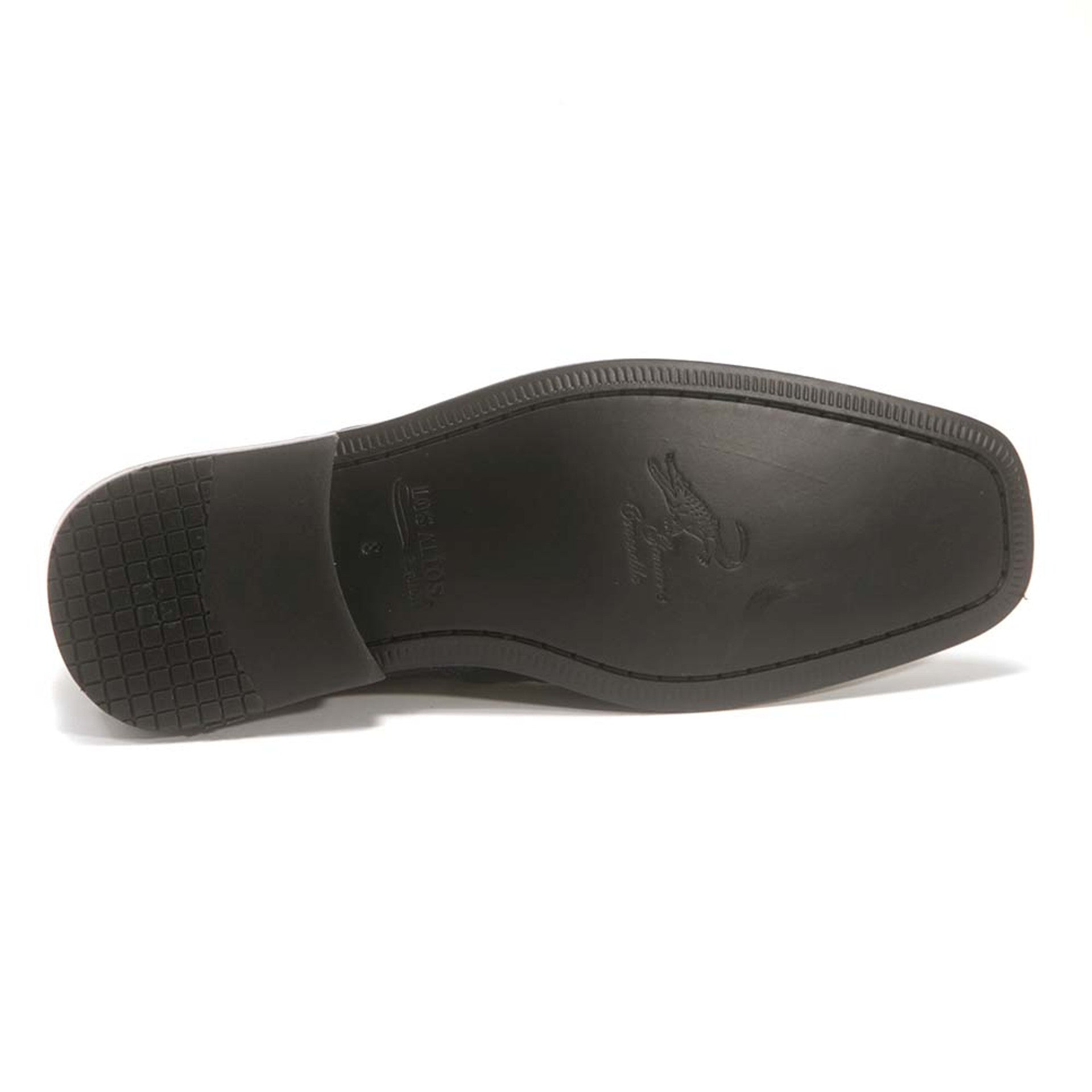 Los Altos Oxford Blue Caiman & Belly Crocodile Shoes - 8