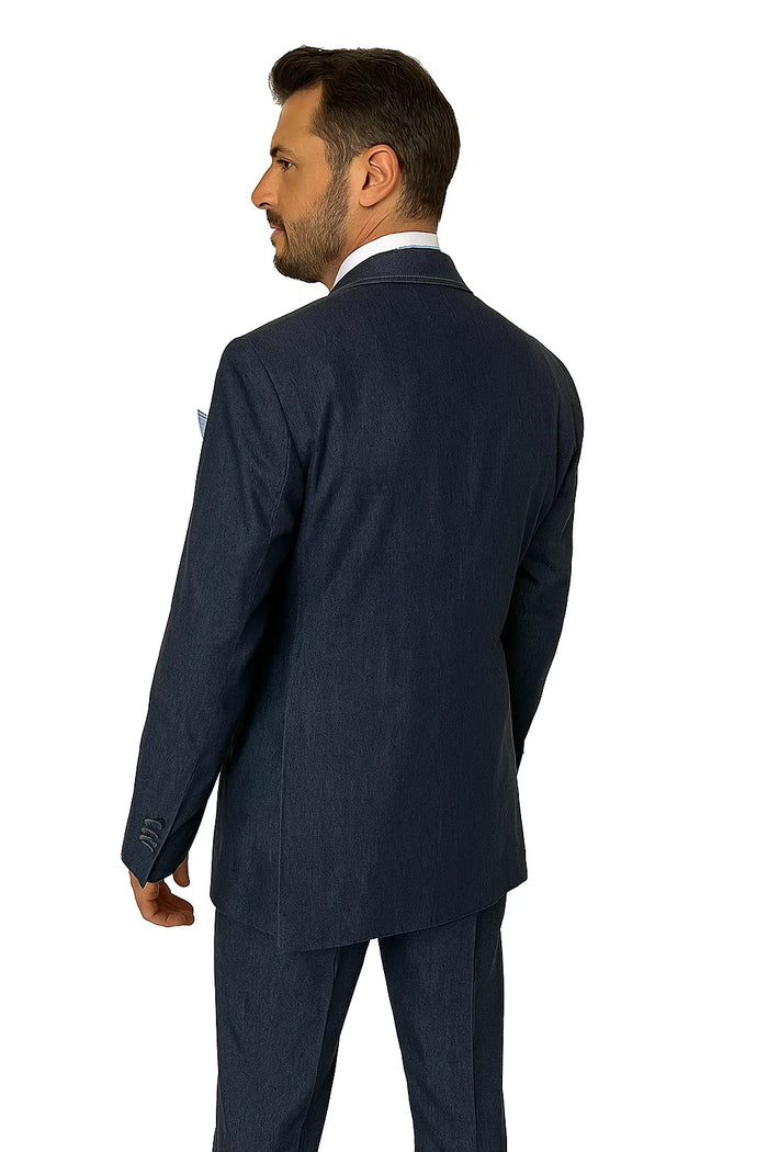 Blue Denim 3-Piece Outfit 