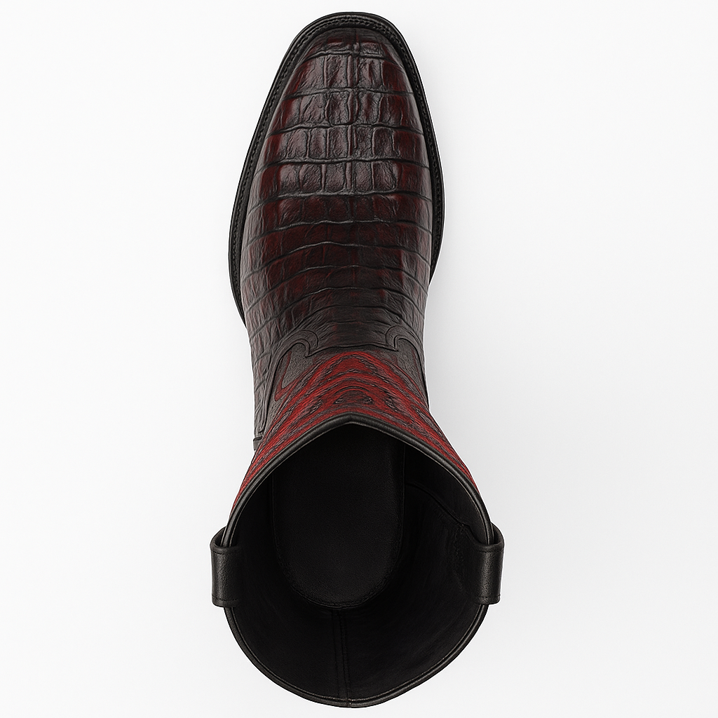 Botas de Cocodrilo Caiman Cola Horma Europea-New Designer Collection - 6