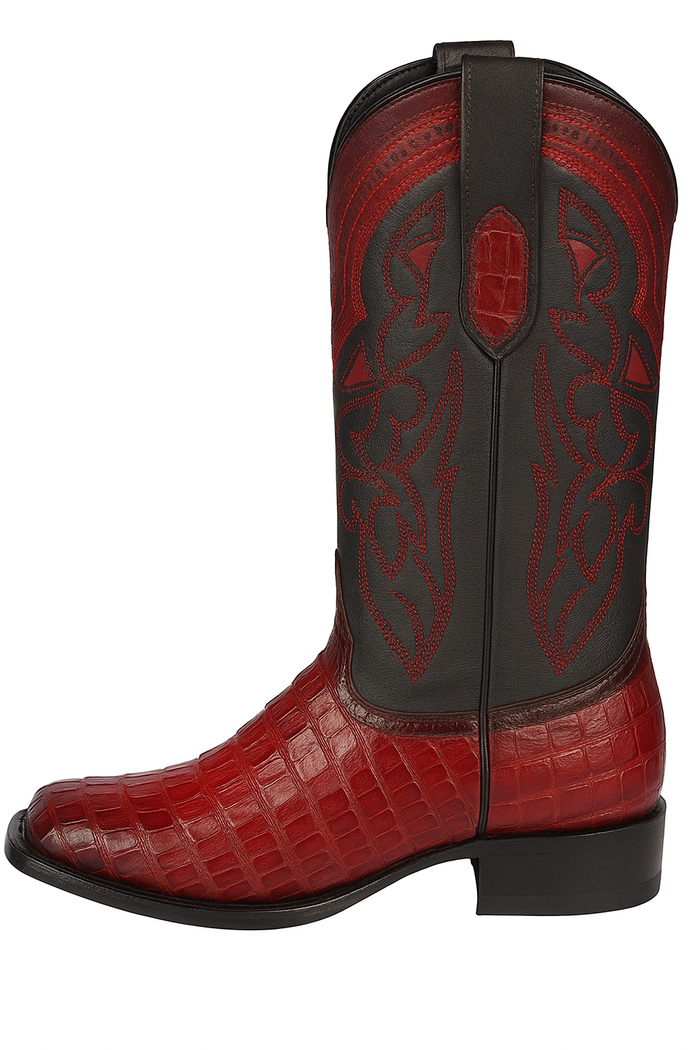 Botas de Cocodrilo Caiman Cola Horma Europea-New Designer Collection