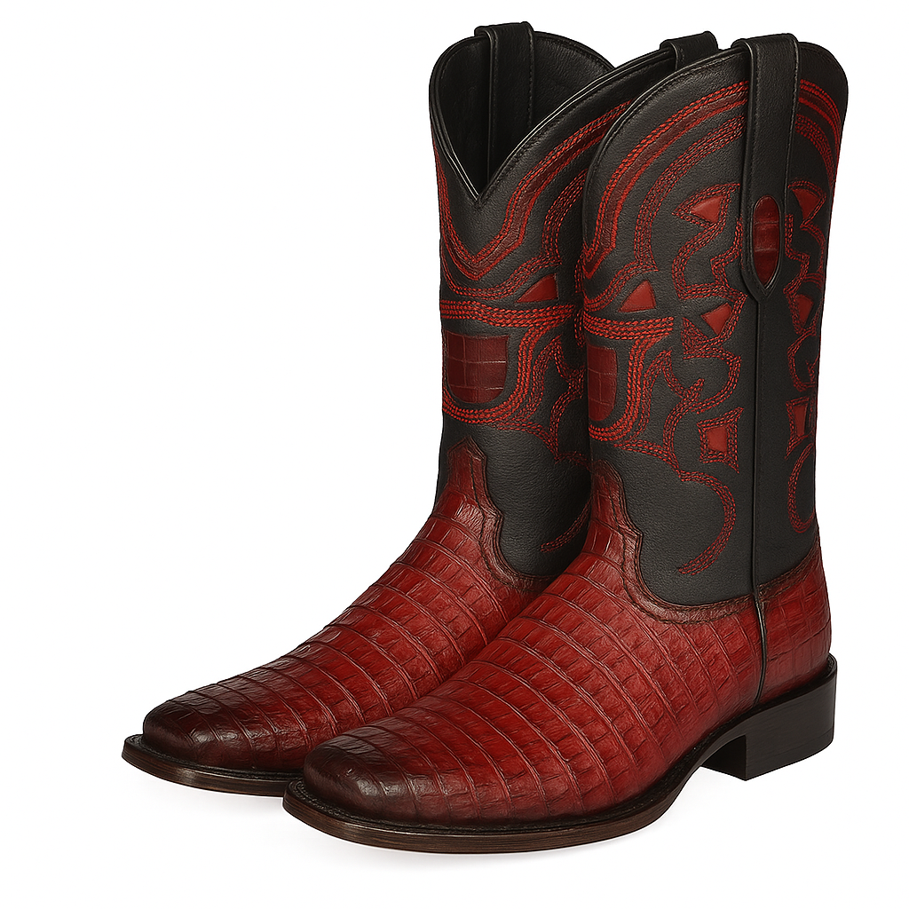 Botas de Cocodrilo Caiman Cola Horma Europea-New Designer Collection - 6