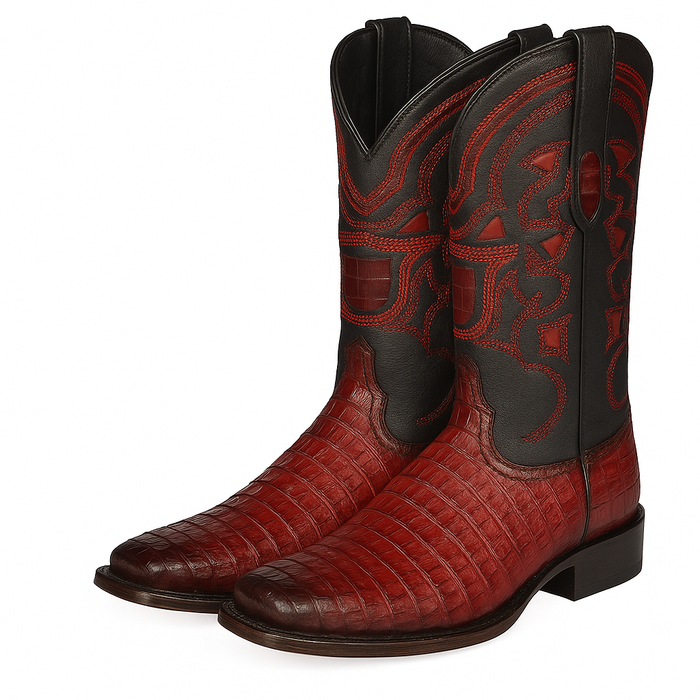 Botas de Cocodrilo Caiman Cola Horma Europea-New Designer Collection