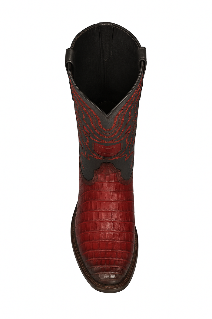 Botas de Cocodrilo Caiman Cola Horma Europea-New Designer Collection