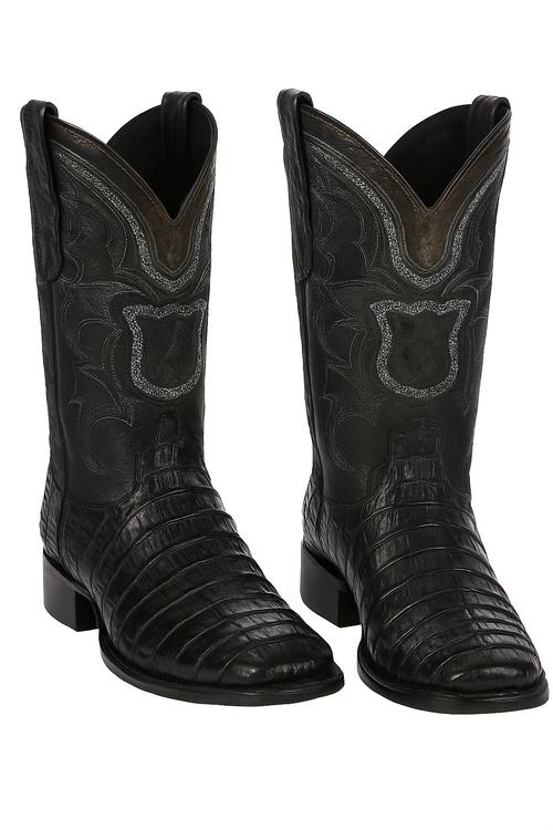Botas de Cocodrilo Caiman Cola Horma Europea-New Designer Collection