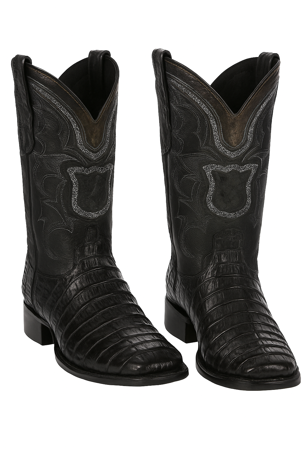 Botas de Cocodrilo Caiman Cola Horma Europea-New Designer Collection - 6