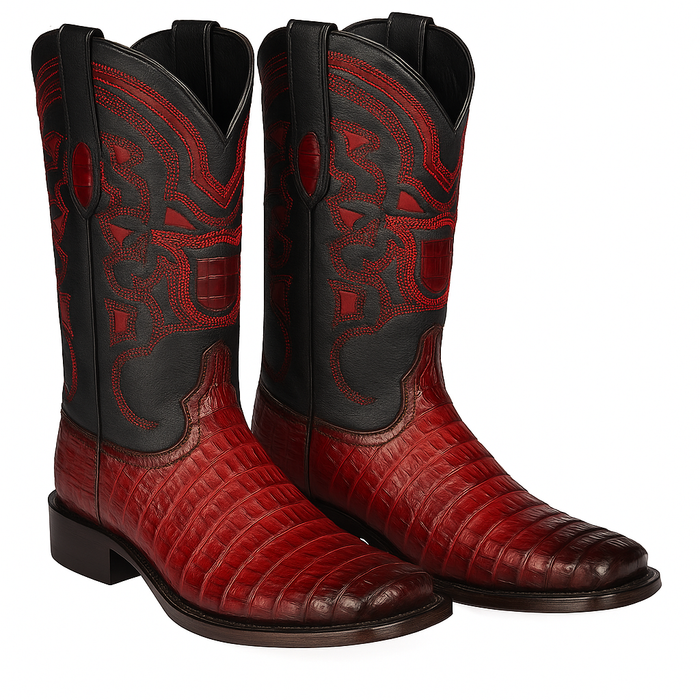Botas de Cocodrilo Caiman Cola Horma Europea-New Designer Collection