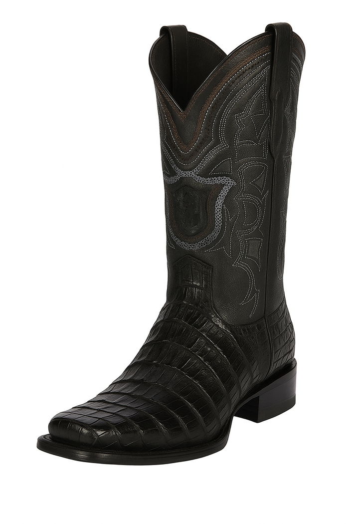 Botas de Cocodrilo Caiman Cola Horma Europea-New Designer Collection