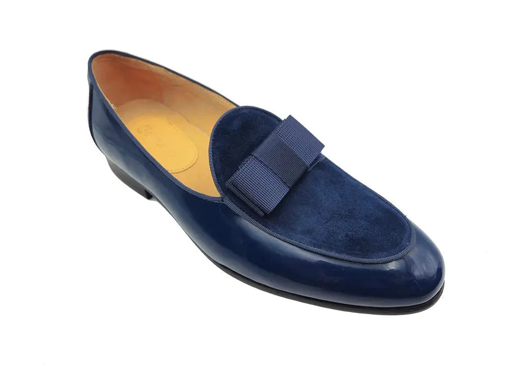 Bow Tie Patent Leather Formal Shoe - 8