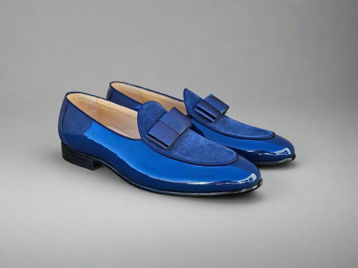 Bow Tie Patent Leather Formal Shoe - 8