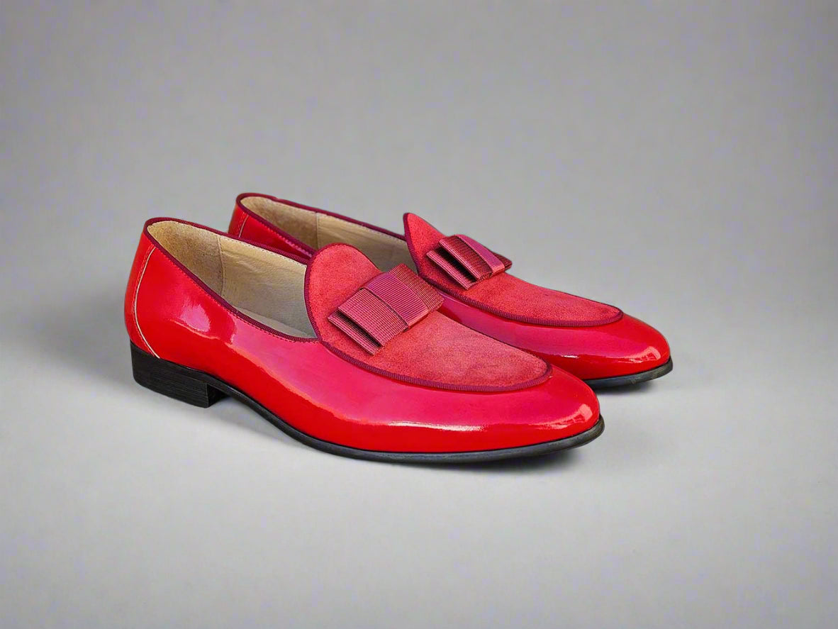 Bow Tie Patent Leather Formal Shoe - 8