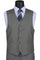 "Grey Men's Suit Vest - Basic Style for Formal Wear"