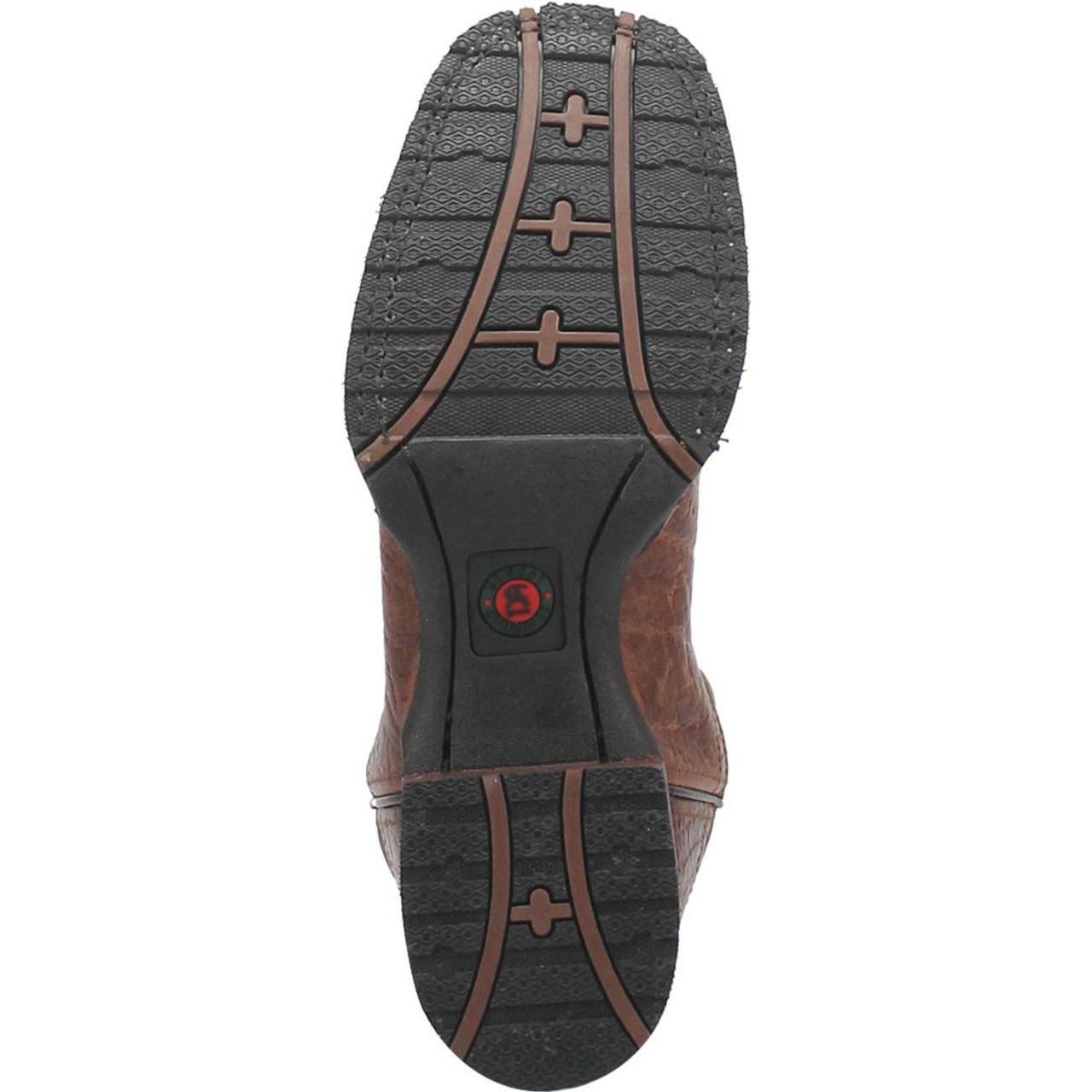 Laredo Broken Bow Rust Broad Square Toe Boots for Men - 8D