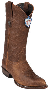Wild West Honey J-Toe Leather Cowboy Boots - 6EE