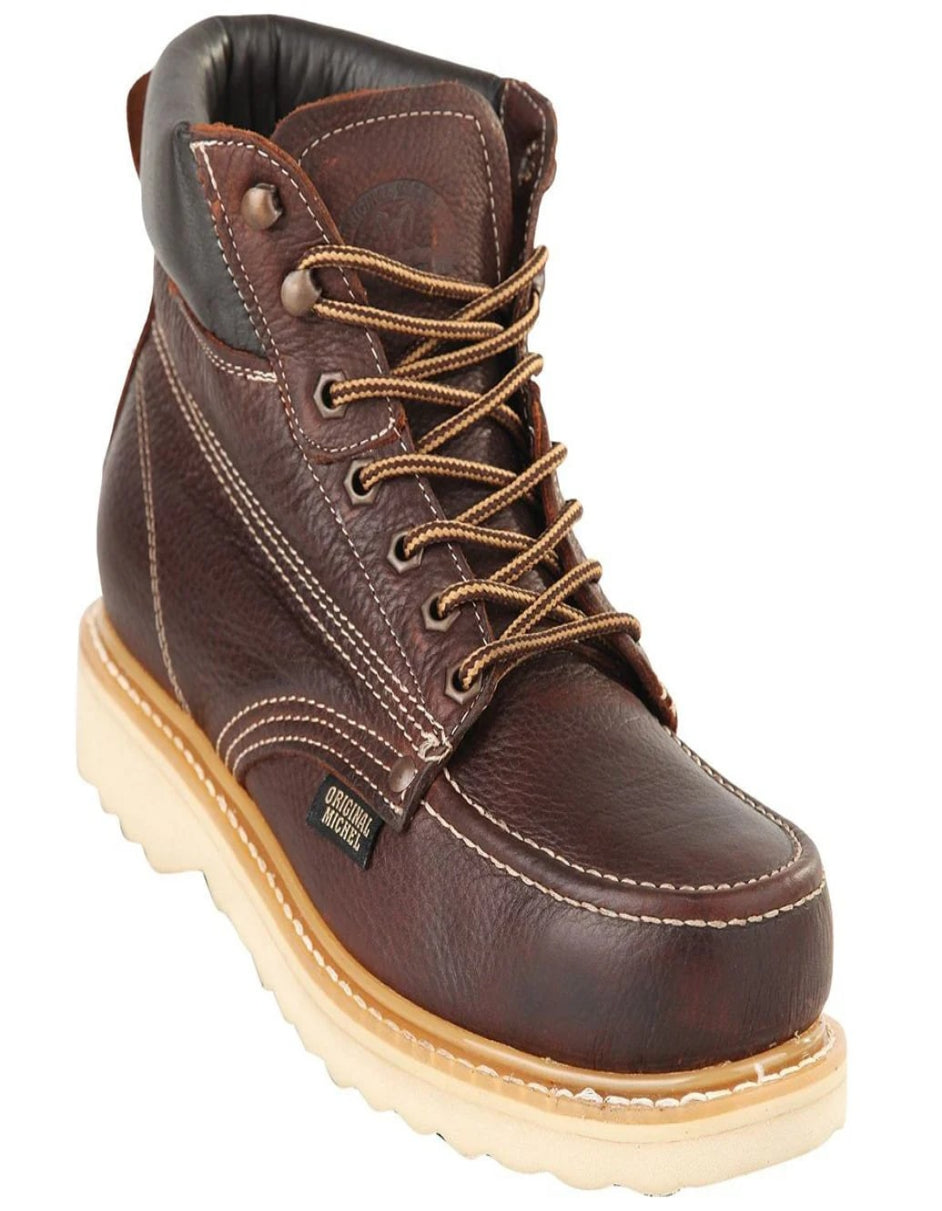 Original Michel Grisly Moc Toe Work Boots - 6 Standard / D / Medium