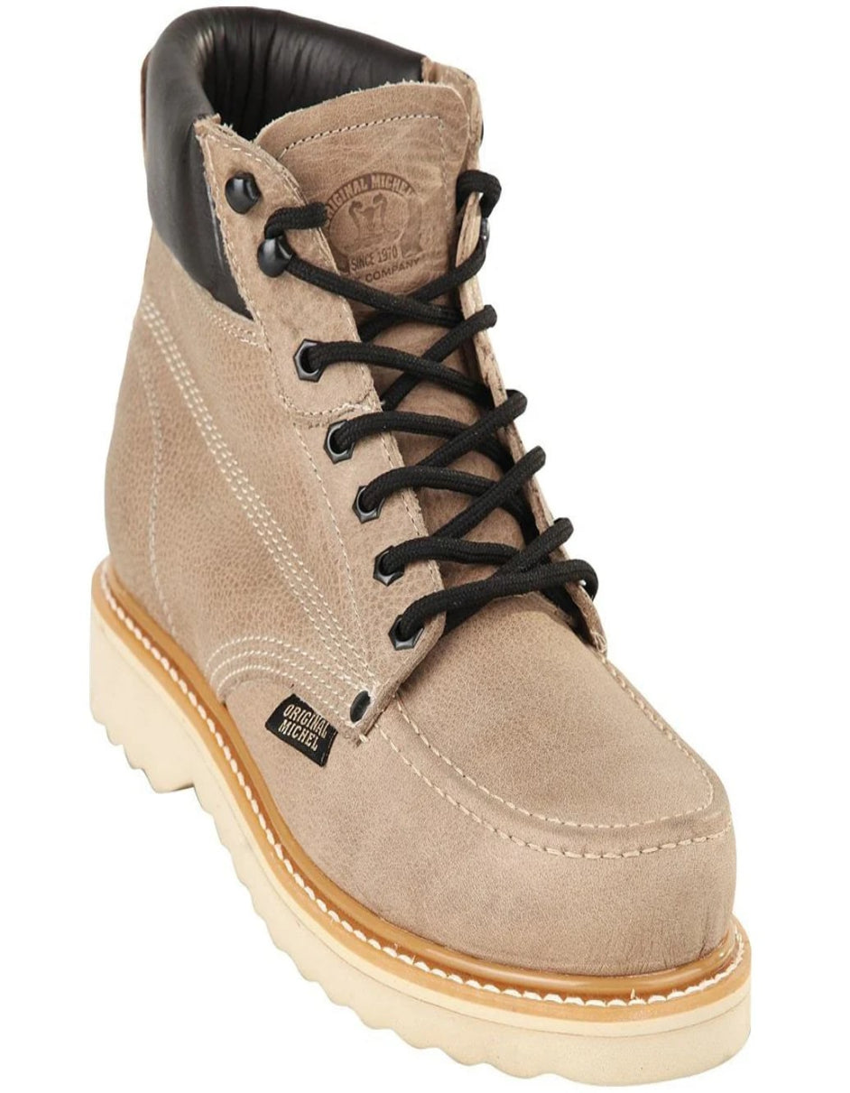 Original Michel Grisly Moc Toe Work Boots - 6 Standard / D / Medium