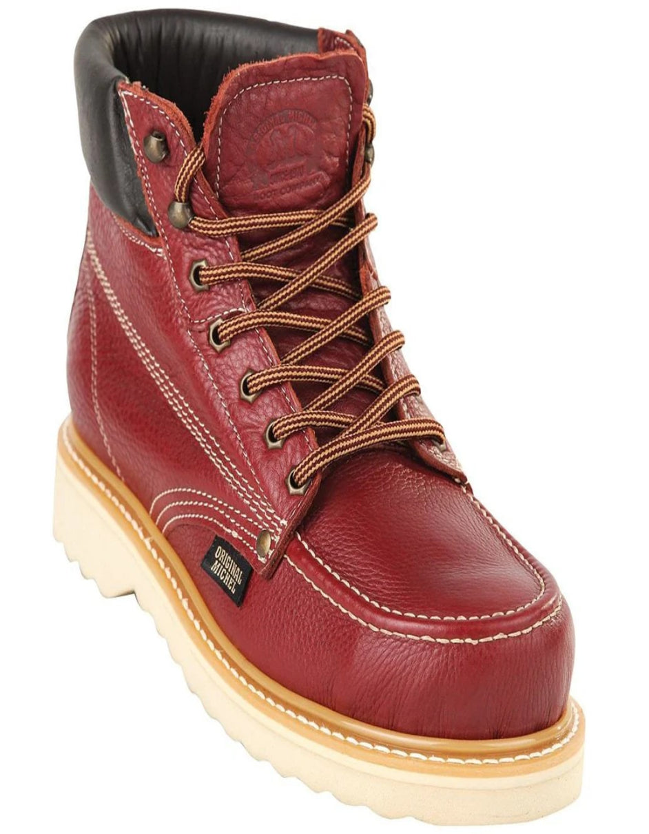 Original Michel Grisly Moc Toe Work Boots - 6 Standard / D / Medium