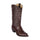 Los Altos Mens Brown Ostrich Leg Boots