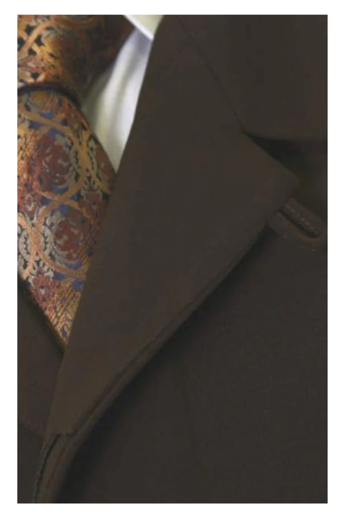 All Weather Microfiber Gaberdine Dress Coat  Priced Available In Big & Tall Sizes Trendy Classic  Big And Tall Trench Coat Coco Chocolate brown
