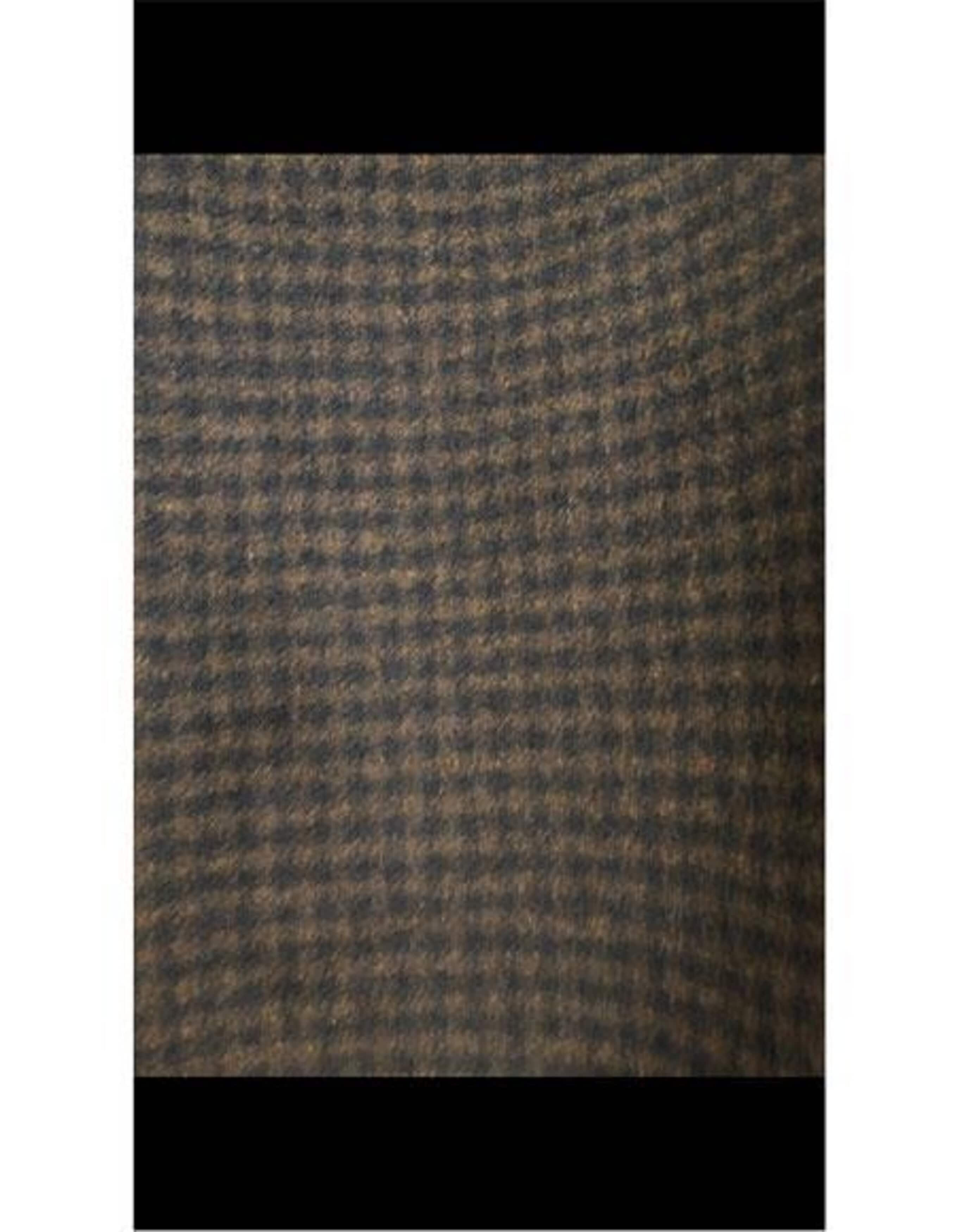 Houndstooth Cashmere Blend Overcoat ~ Long men's Dress Topcoat - Winter coat men's Brown & Black Mixed Tweed ~ Herringbone