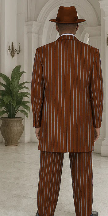 Royal Blue Pinstripe Zoot Suit - 1920's Suit - Gangster Suit