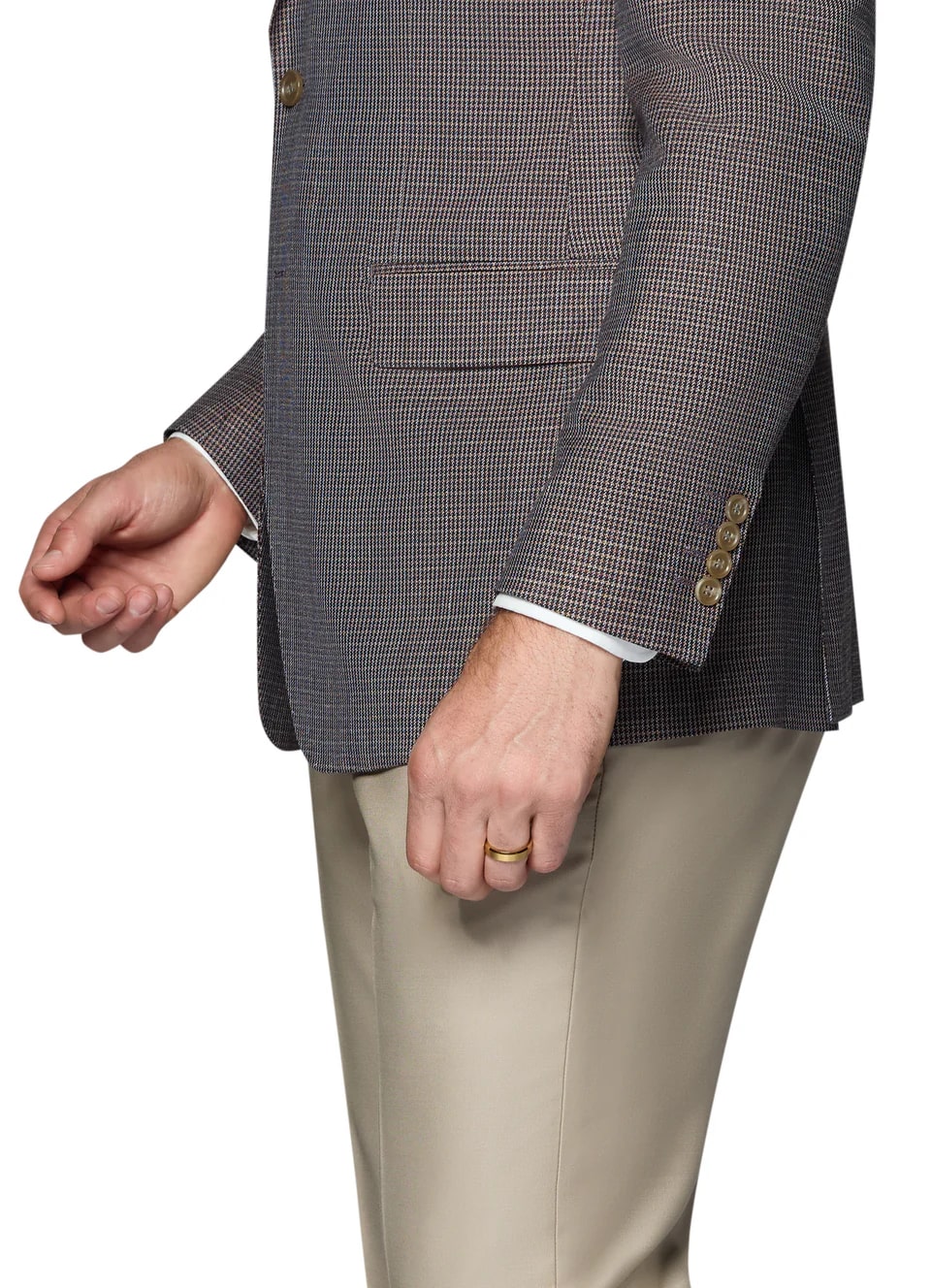 Brown Modern Fit Wool Sport Coat - 62 Regular