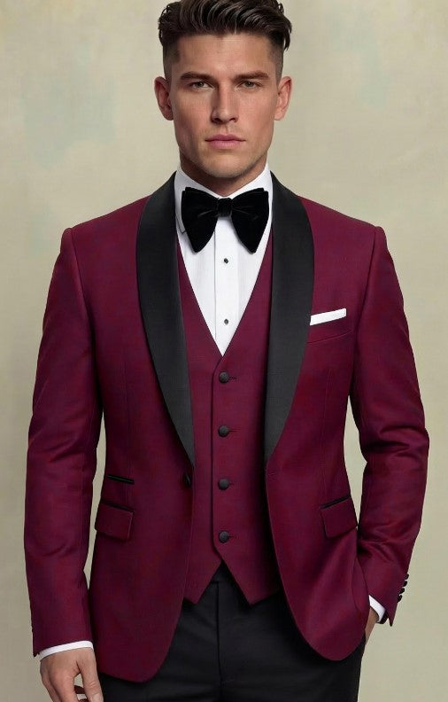 Classic Black Tuxedo – 3 Piece - 34 Short or Extra Small