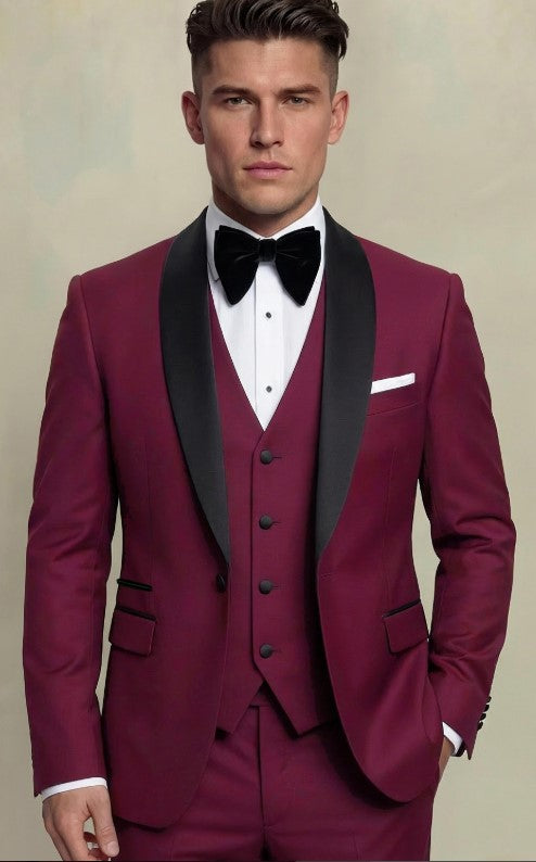Classic Black Tuxedo – 3 Piece - 34 Short or Extra Small