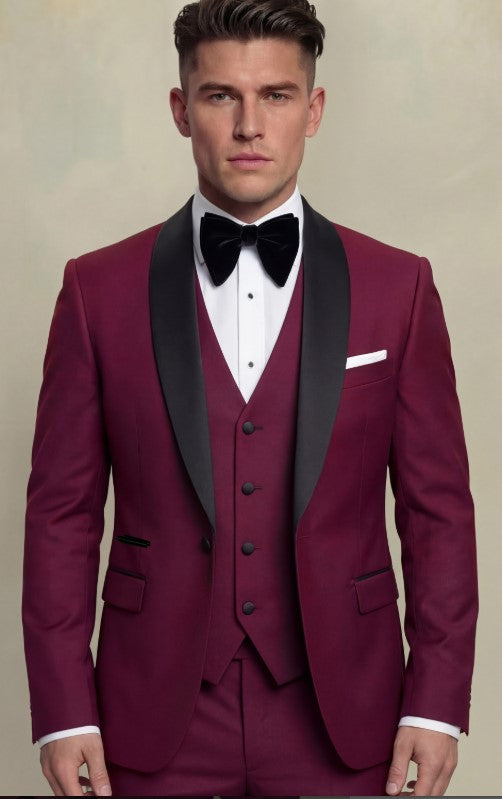 Classic Black Tuxedo – 3 Piece - 34 Short or Extra Small