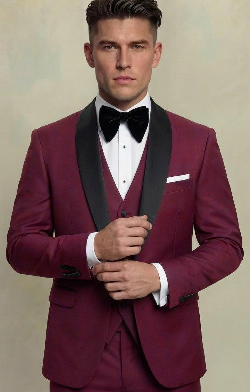 Classic Black Tuxedo – 3 Piece - 34 Short or Extra Small