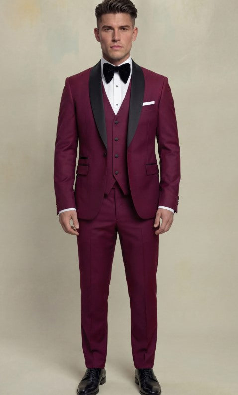 Classic Black Tuxedo – 3 Piece - 34 Short or Extra Small