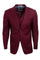 Cheap priced Suit - Men's Two Button Vested Stacy Adams Basic Burgundy Suit