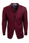 Cheap priced Suit - Men's Two Button Vested Stacy Adams Basic Burgundy Suit