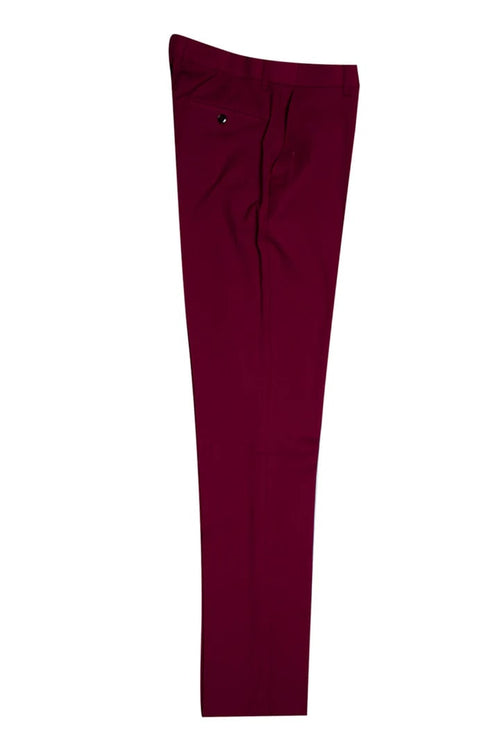 Cheap priced Suit  - Men's Vested One Button Peak Lapel Stacy Adams Burgundy Suit