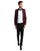 Mens Burgundy Tuxedo 2-PC Slim Fit, By Azzuro