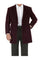 Burgundy Fall/Winter Essential Slim Fit Overcoat Wool Blend