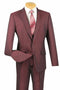 Cheap Priced Suit - Men's Textured Slim Fit Stretch Travel Suit