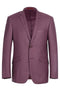 Cheap priced Suit - Mens Two Button Slim Fit Two Piece Burgundy Berry Mauve Suit