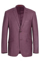 Cheap Suit - Mens Two Button Slim Fit Two Piece Burgundy Berry Mauve Suit