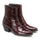 Los Altos Men’s Burgundy Genuine Eel Skin Leather Ankle Boots