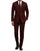 Manchester Tailored Suits - Slim Fit Burgundy Suit - Tapered Europian Cut Suit