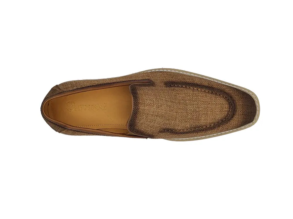 Burninshed Linen Loafer - 7.5