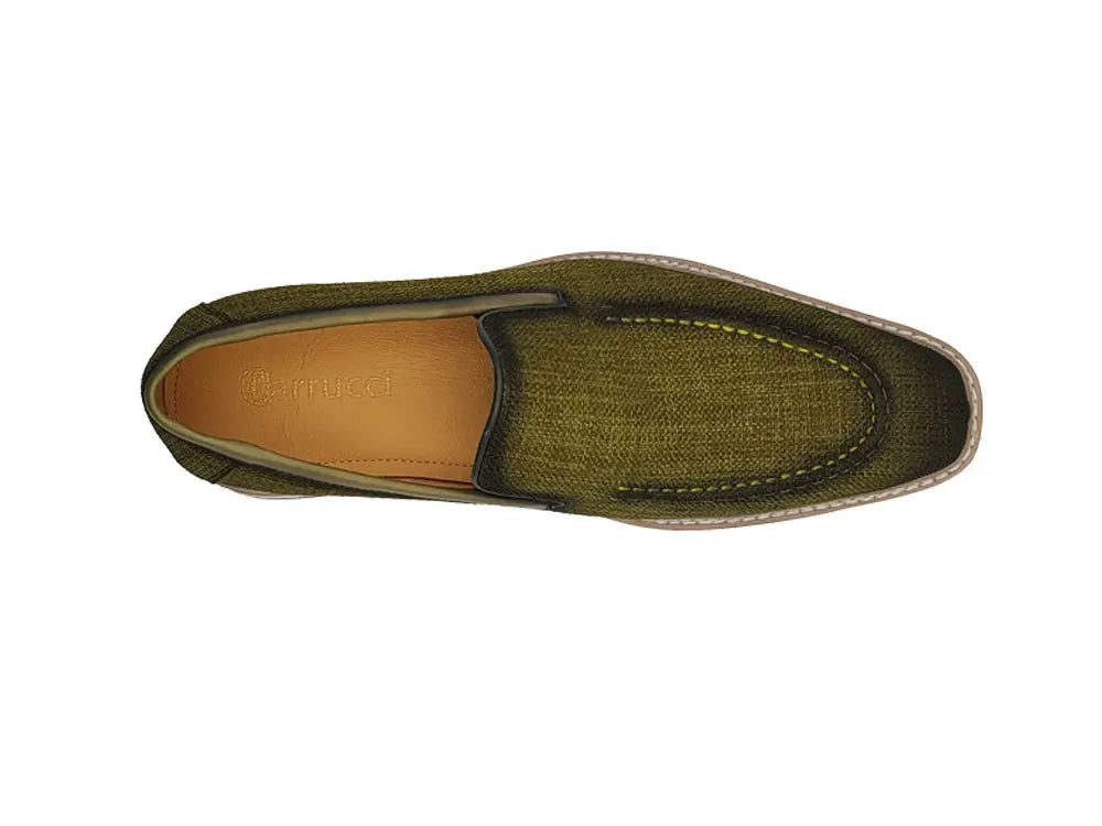 Burninshed Linen Loafer - 7.5