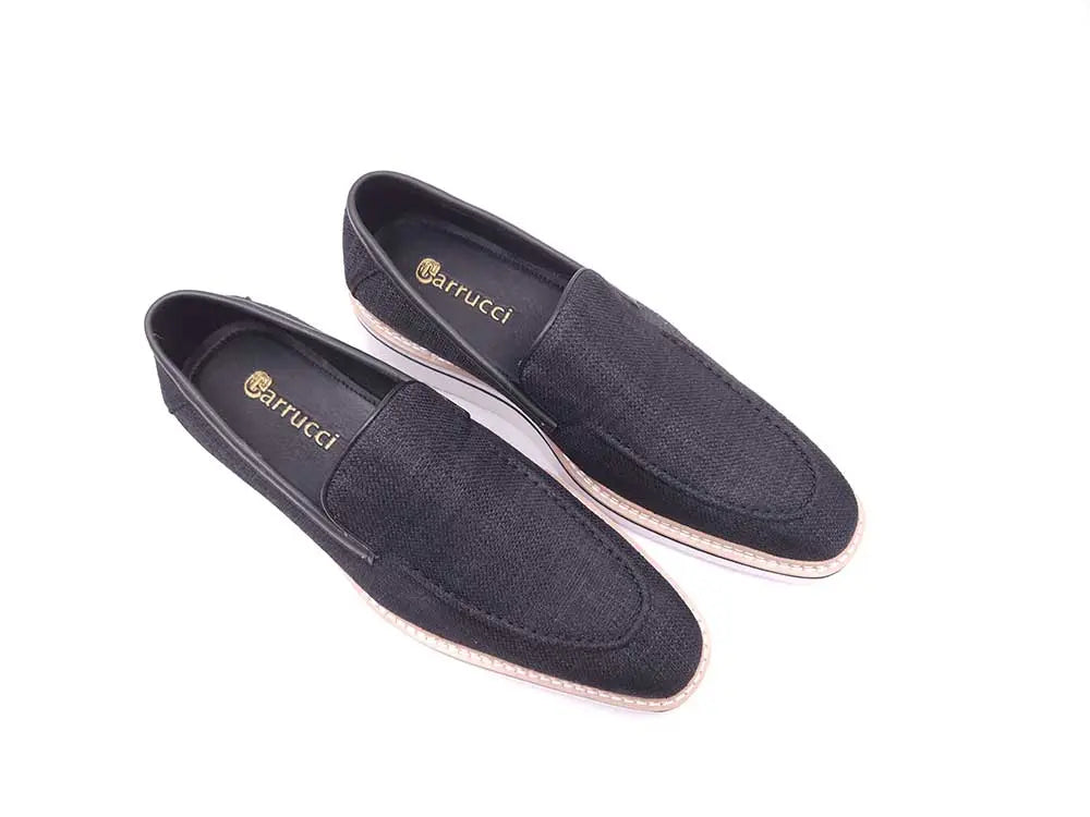 Burninshed Linen Loafer - 7.5