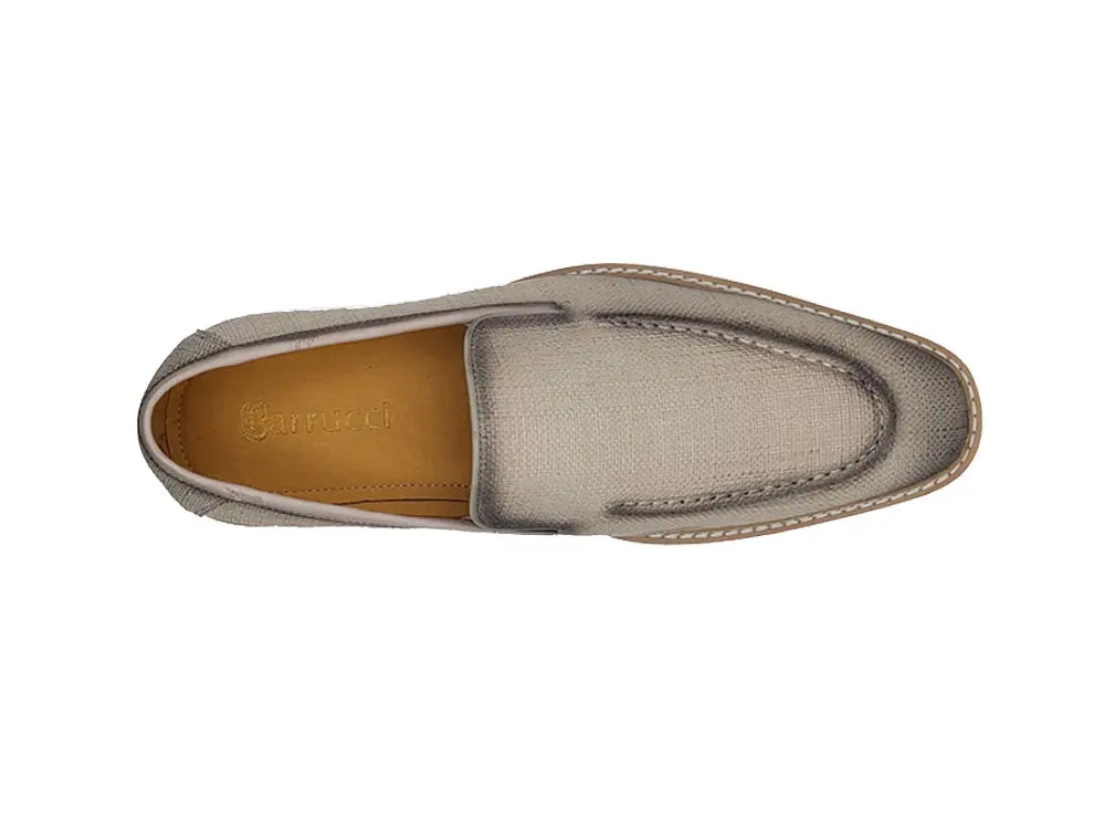 Burninshed Linen Loafer - 7.5