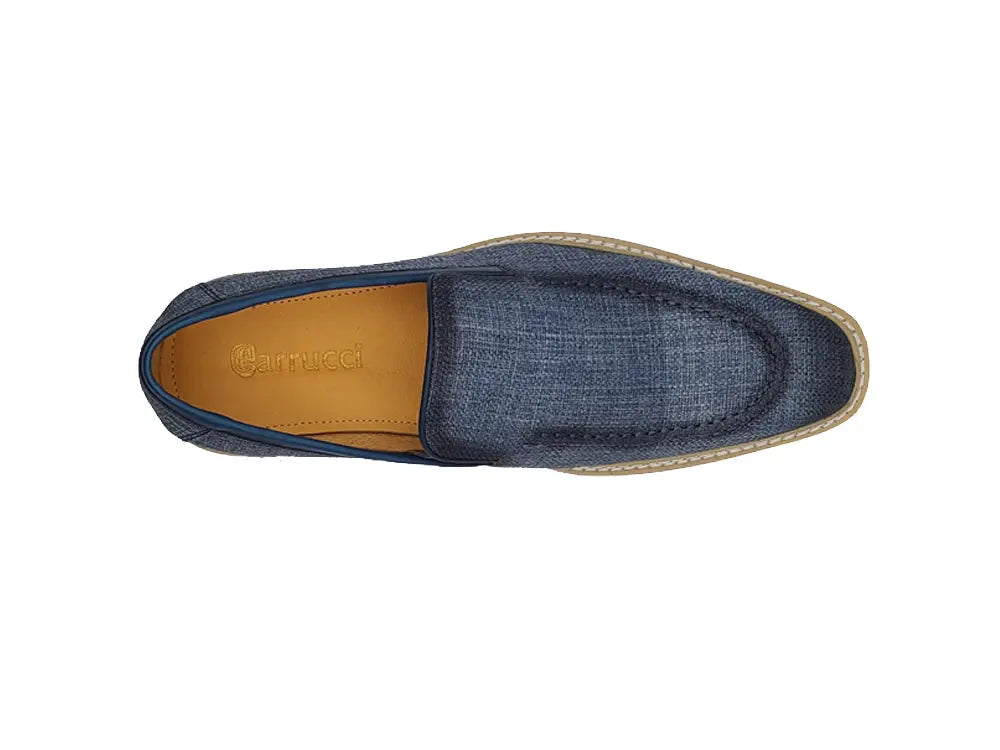 Burninshed Linen Loafer - 7.5