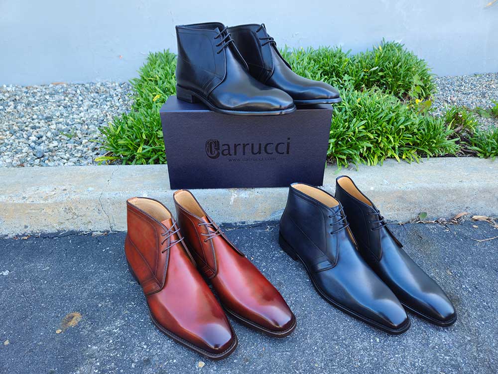 Carrucci Burnished Calfskin Chukka Boot - 9